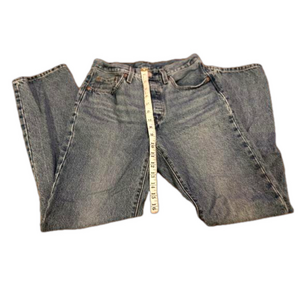 Women’s Levi’s High Rise 501 Straight Blue Jeans Size W26 L30 NWOT